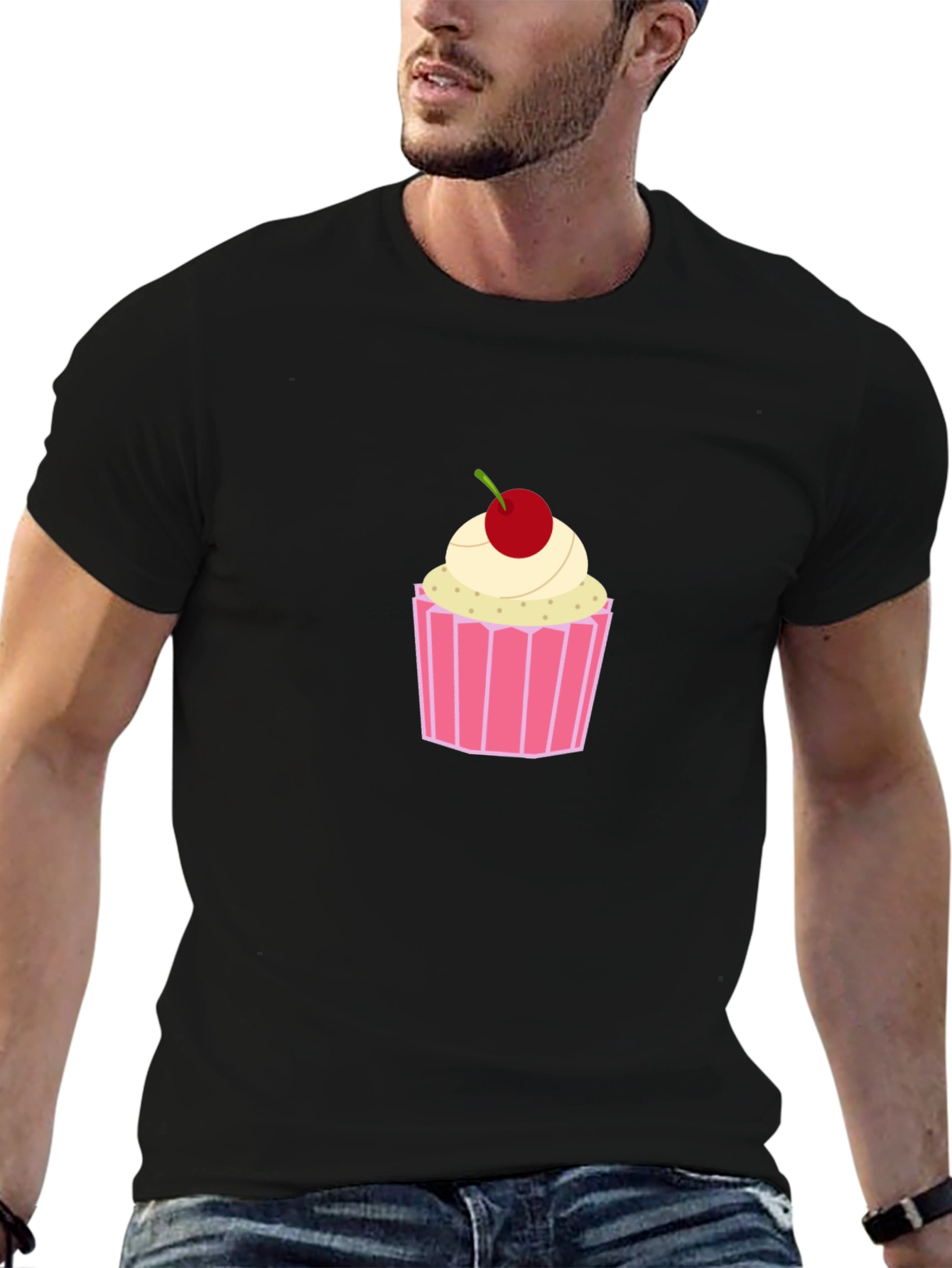 Cupcake Graphic T-Shirt - Fun & Casual Tee