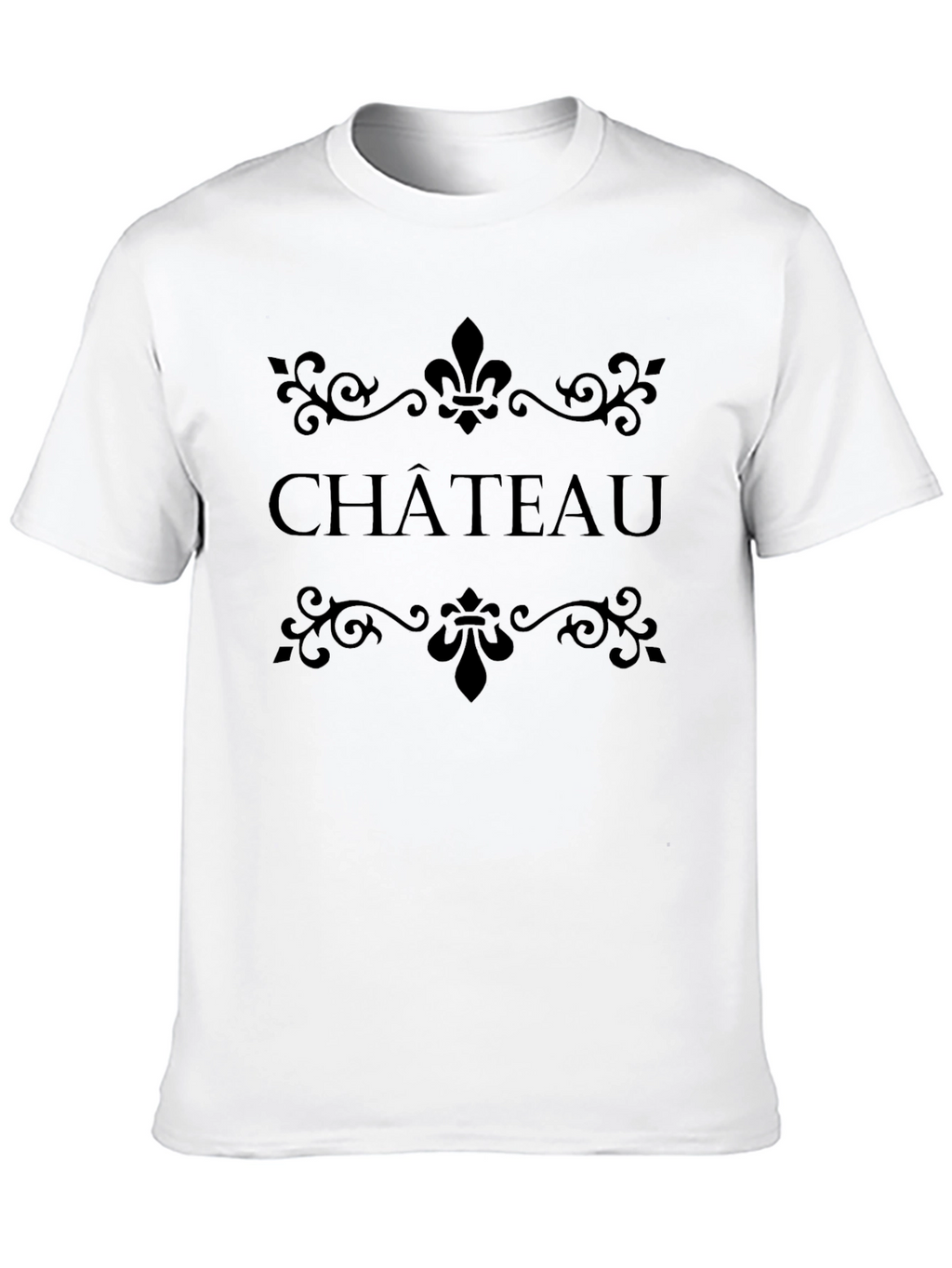 Château Graphic Black T-Shirt - Stylish & Unique Design