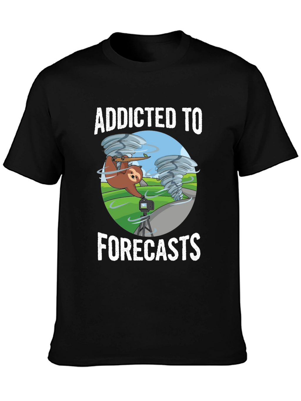 Addicted to Forecasts Sloth T-Shirt