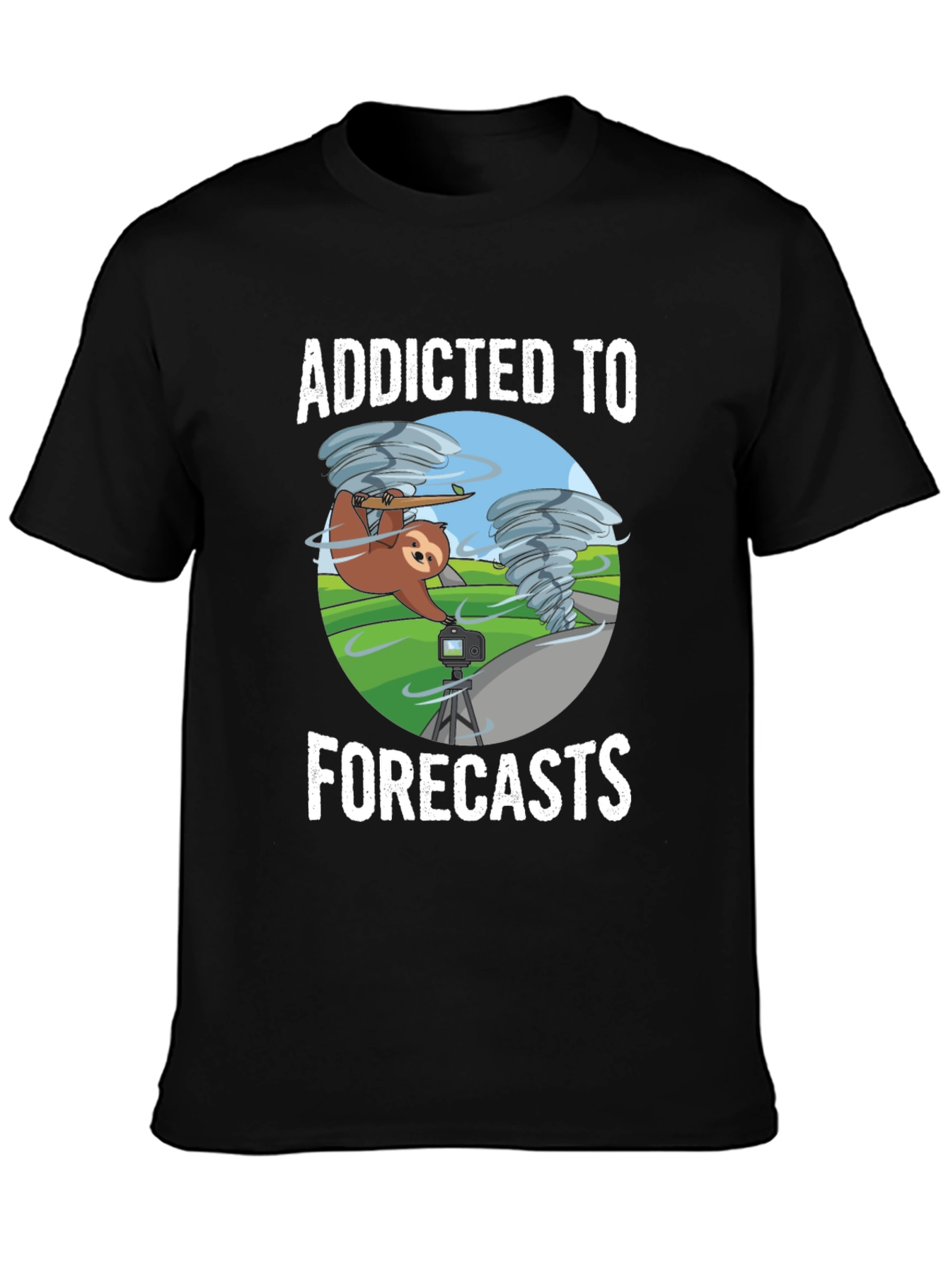 Addicted to Forecasts Sloth T-Shirt