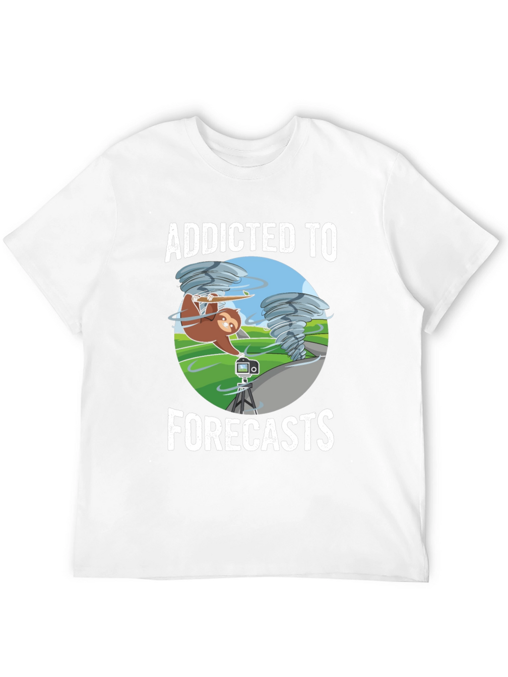 Addicted to Forecasts Sloth T-Shirt