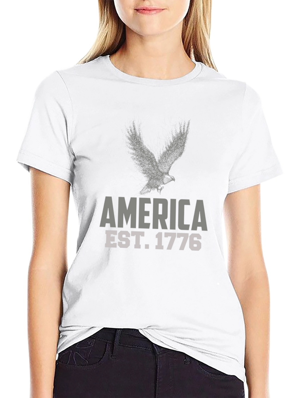 America Est. 1776 Eagle Graphic T-Shirt