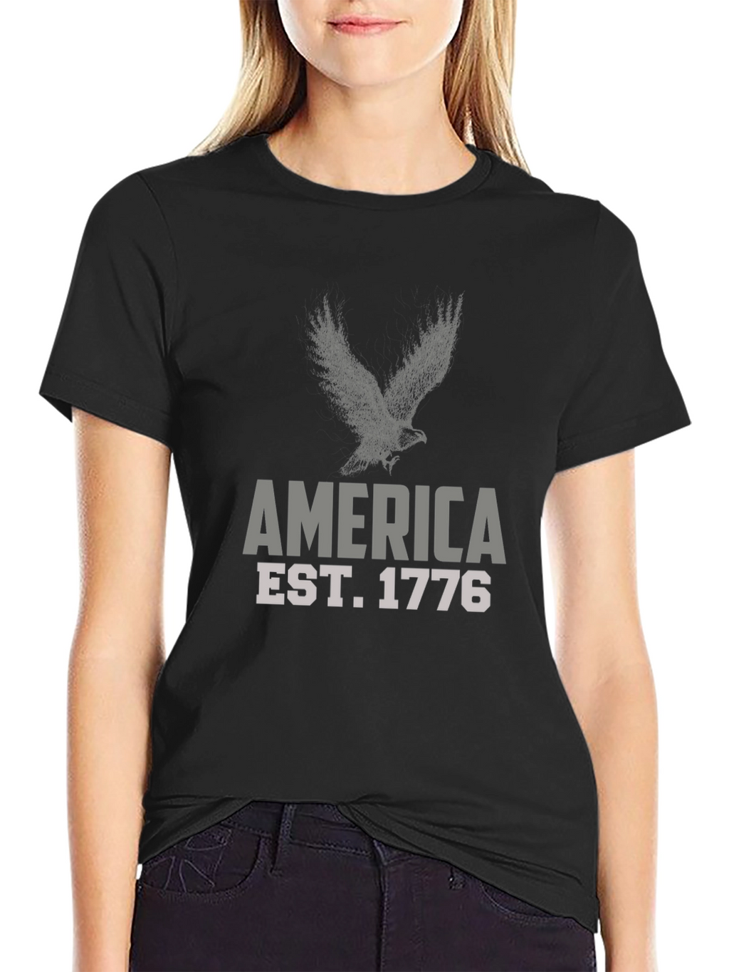 America Est. 1776 Eagle Graphic T-Shirt