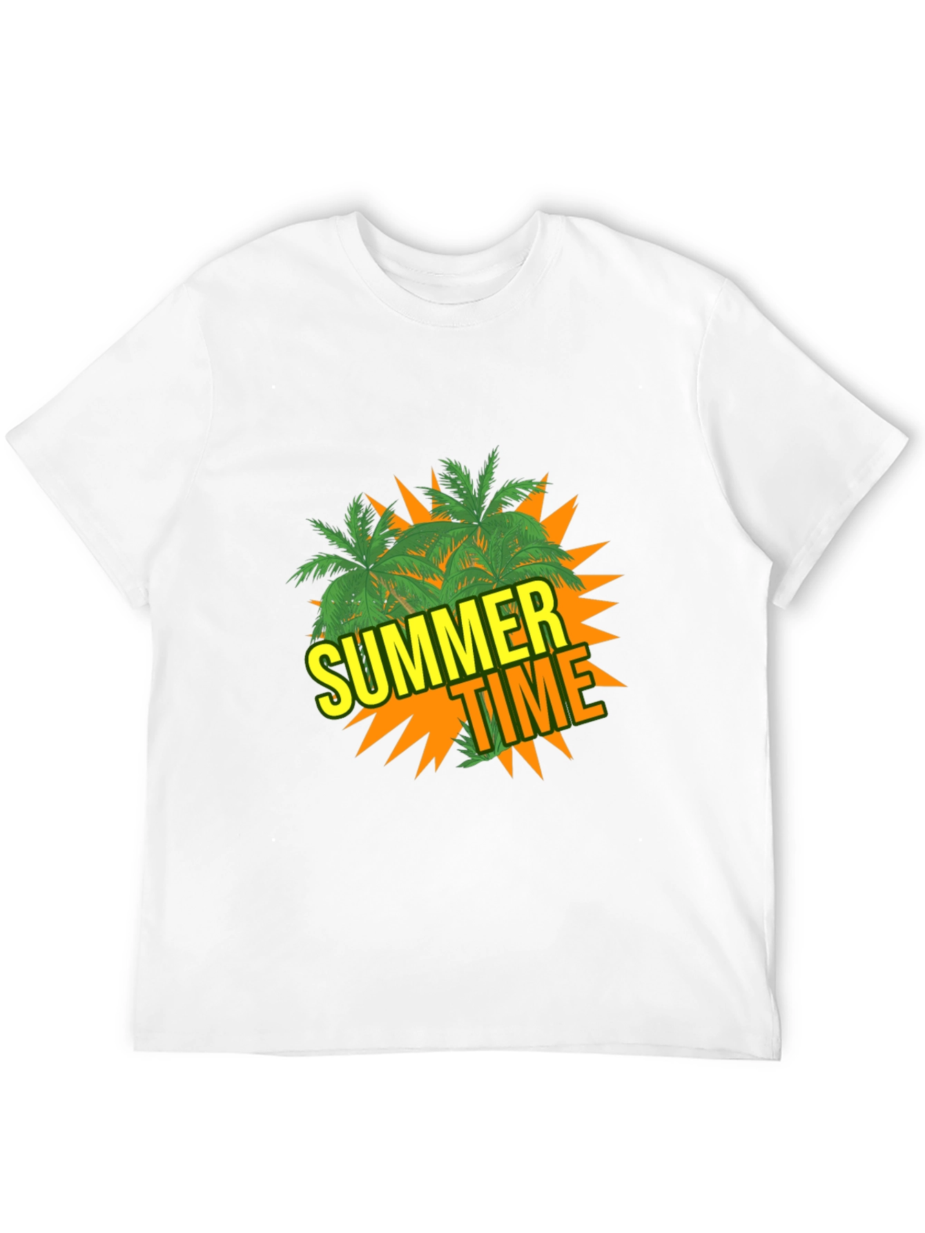 Summer Time Palm Tree Graphic Tee