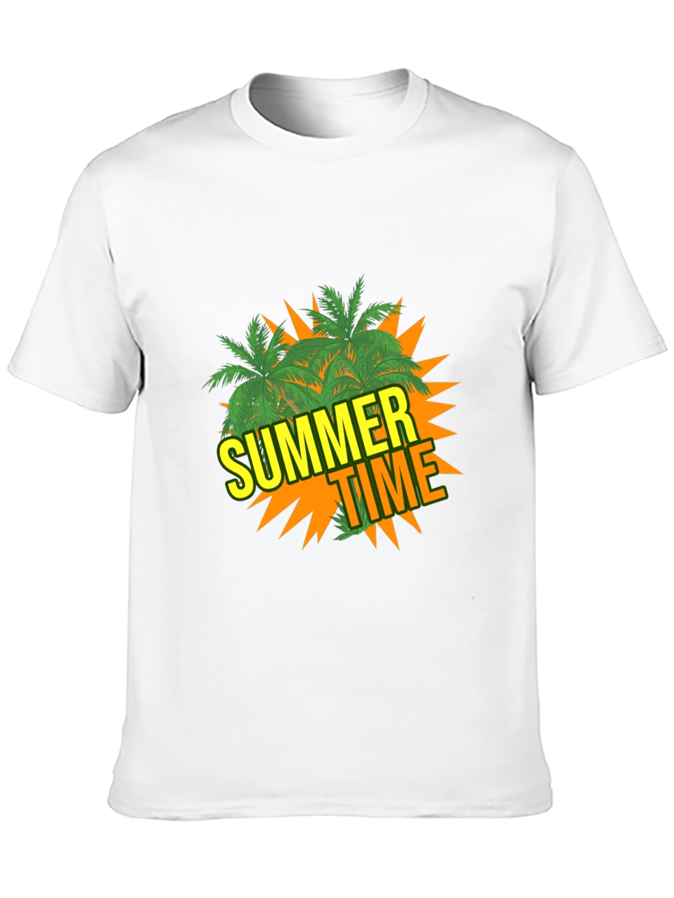 Summer Time Palm Tree Graphic Tee