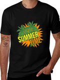 Summer Time Palm Tree Graphic Tee