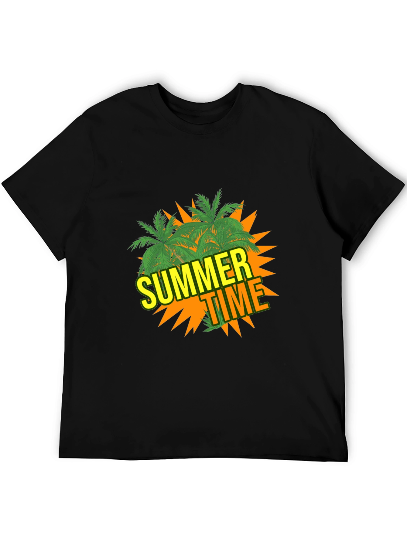 Summer Time Palm Tree Graphic Tee