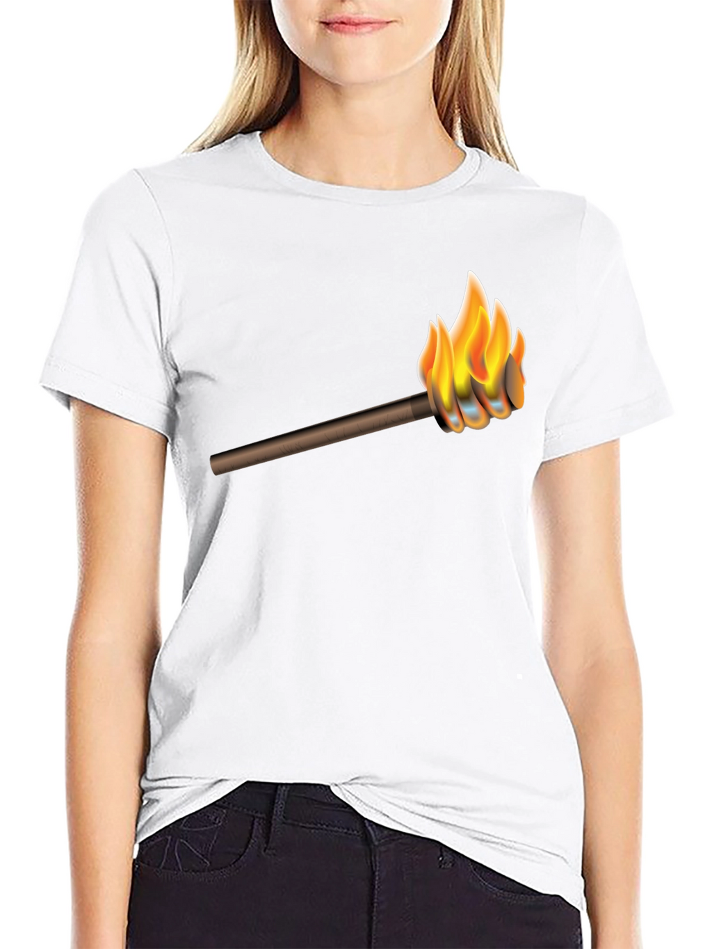 Torchbearer Graphic Tee - Mens Black T-Shirt