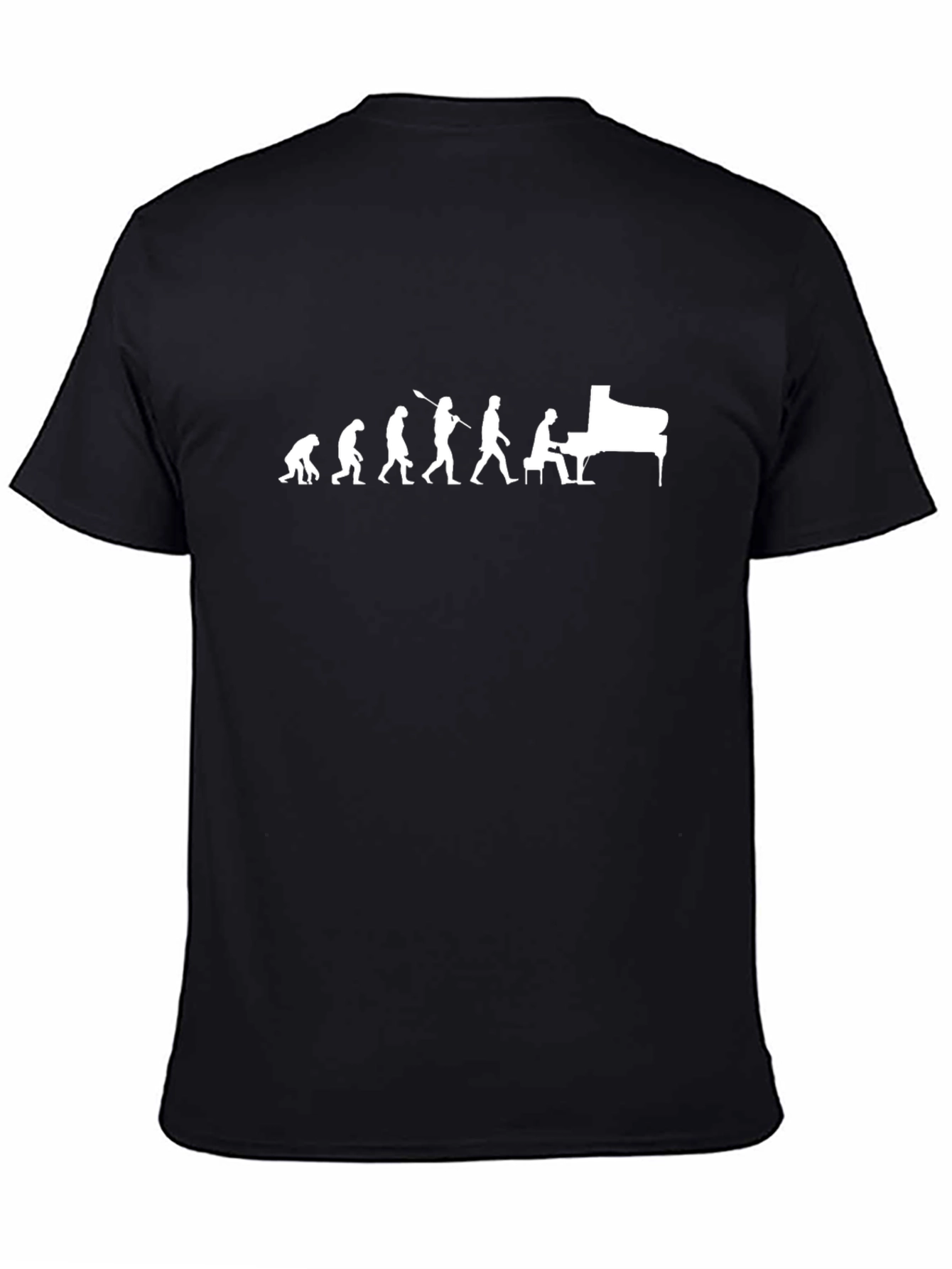 Piano Evolution Graphic T-Shirt