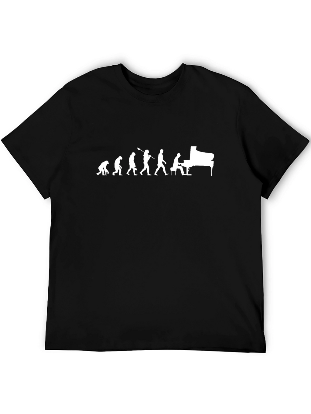 Piano Evolution Graphic T-Shirt