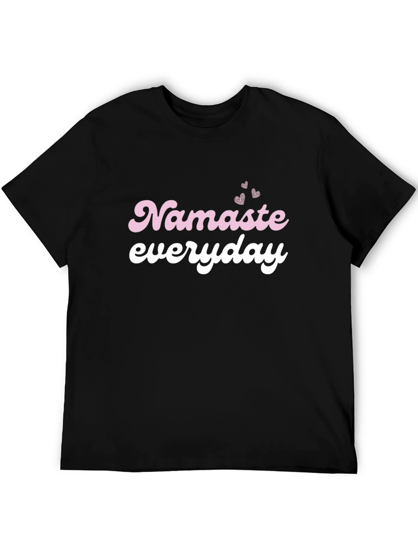 Namaste Everyday Graphic Tee - Black