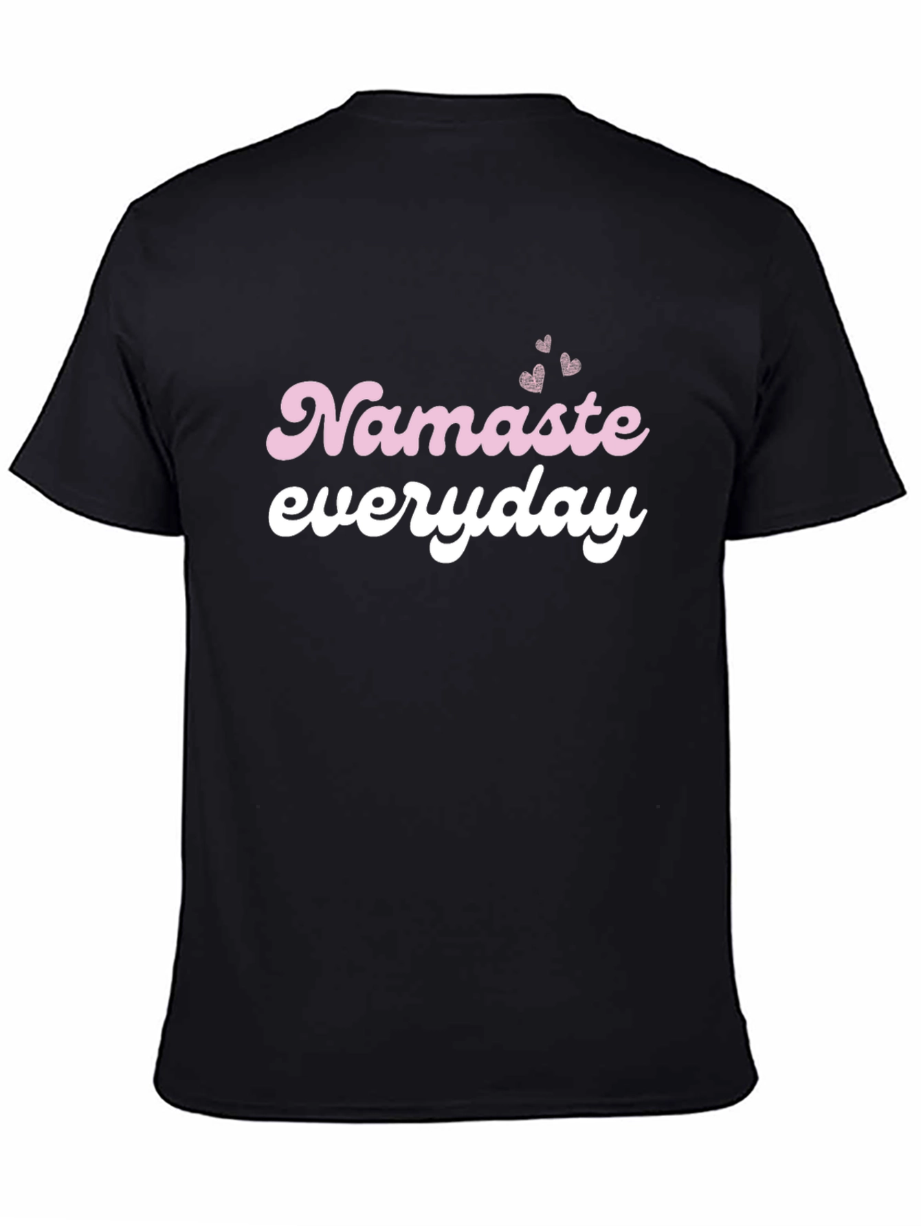 Namaste Everyday Graphic Tee - Black