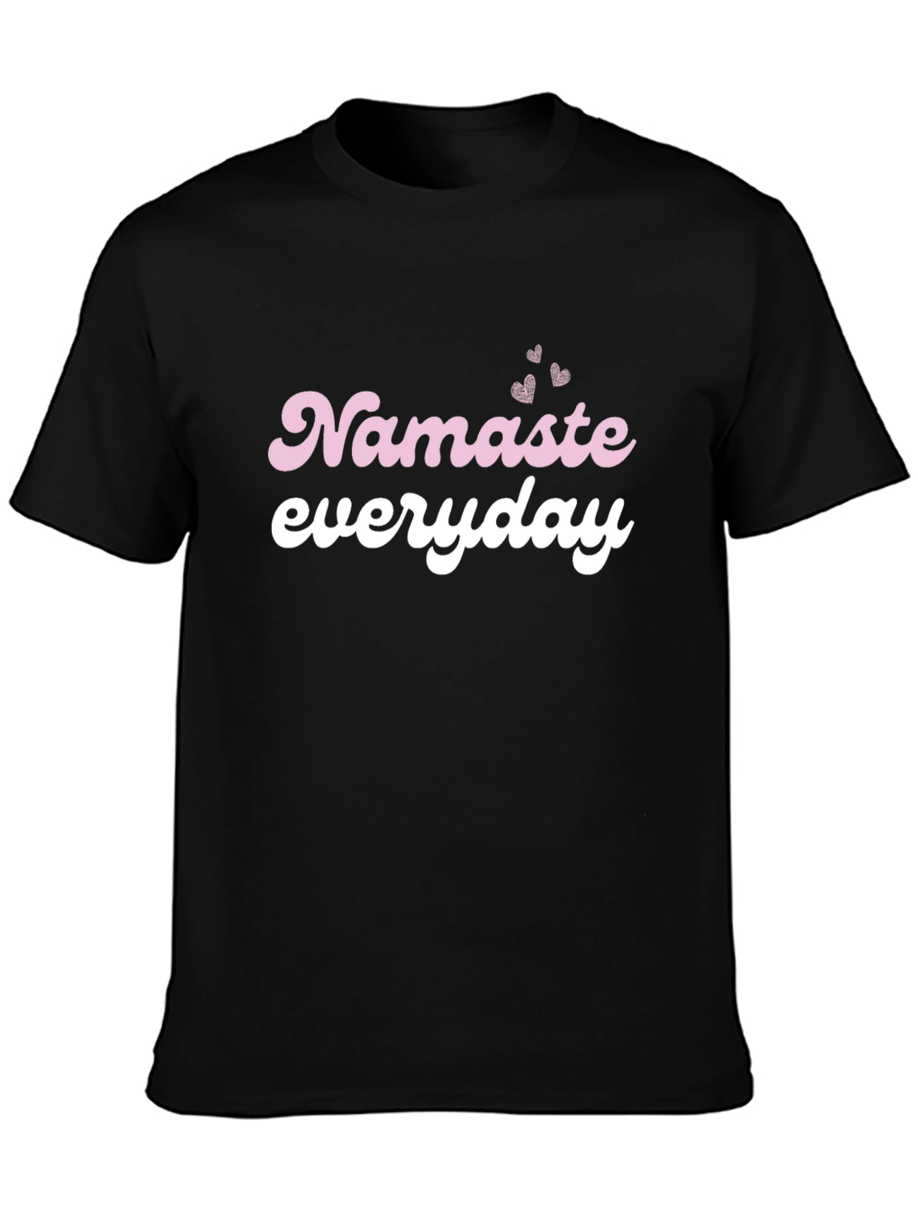 Namaste Everyday Graphic Tee - Black