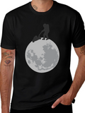 Moon Mowing Graphic T-Shirt