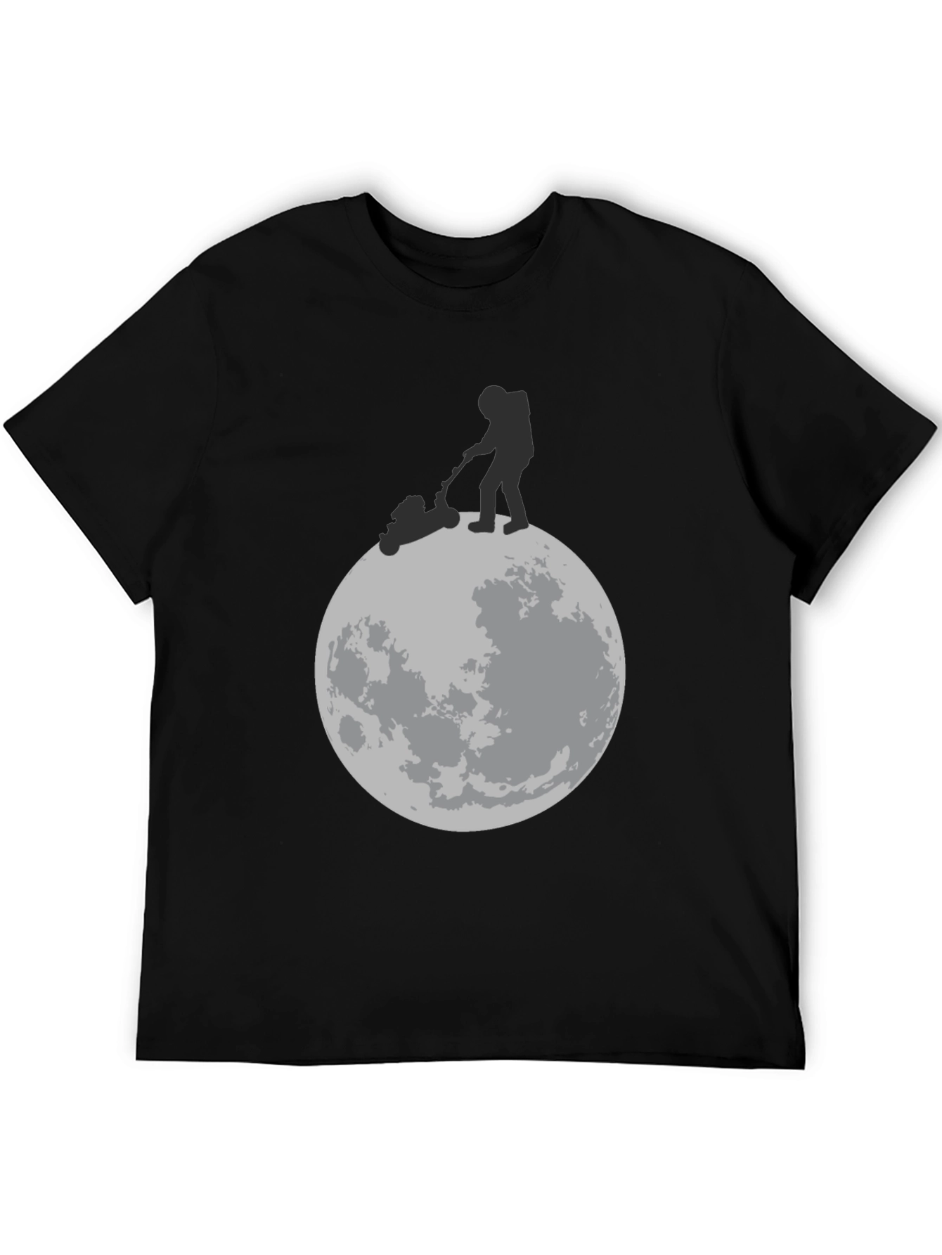 Moon Mowing Graphic T-Shirt