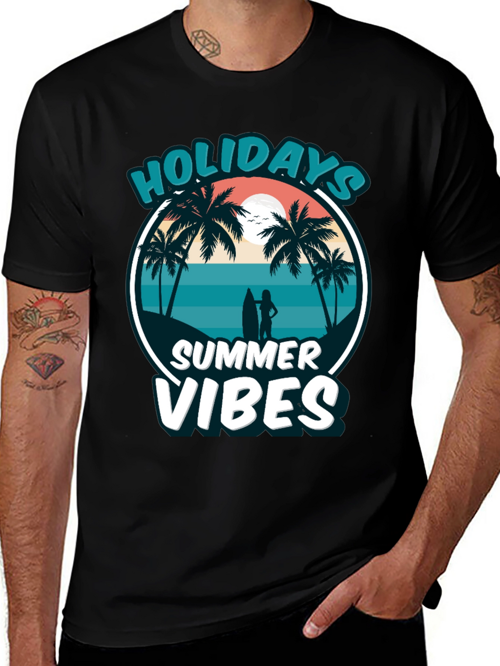 Holidays Summer Vibes Graphic Tee