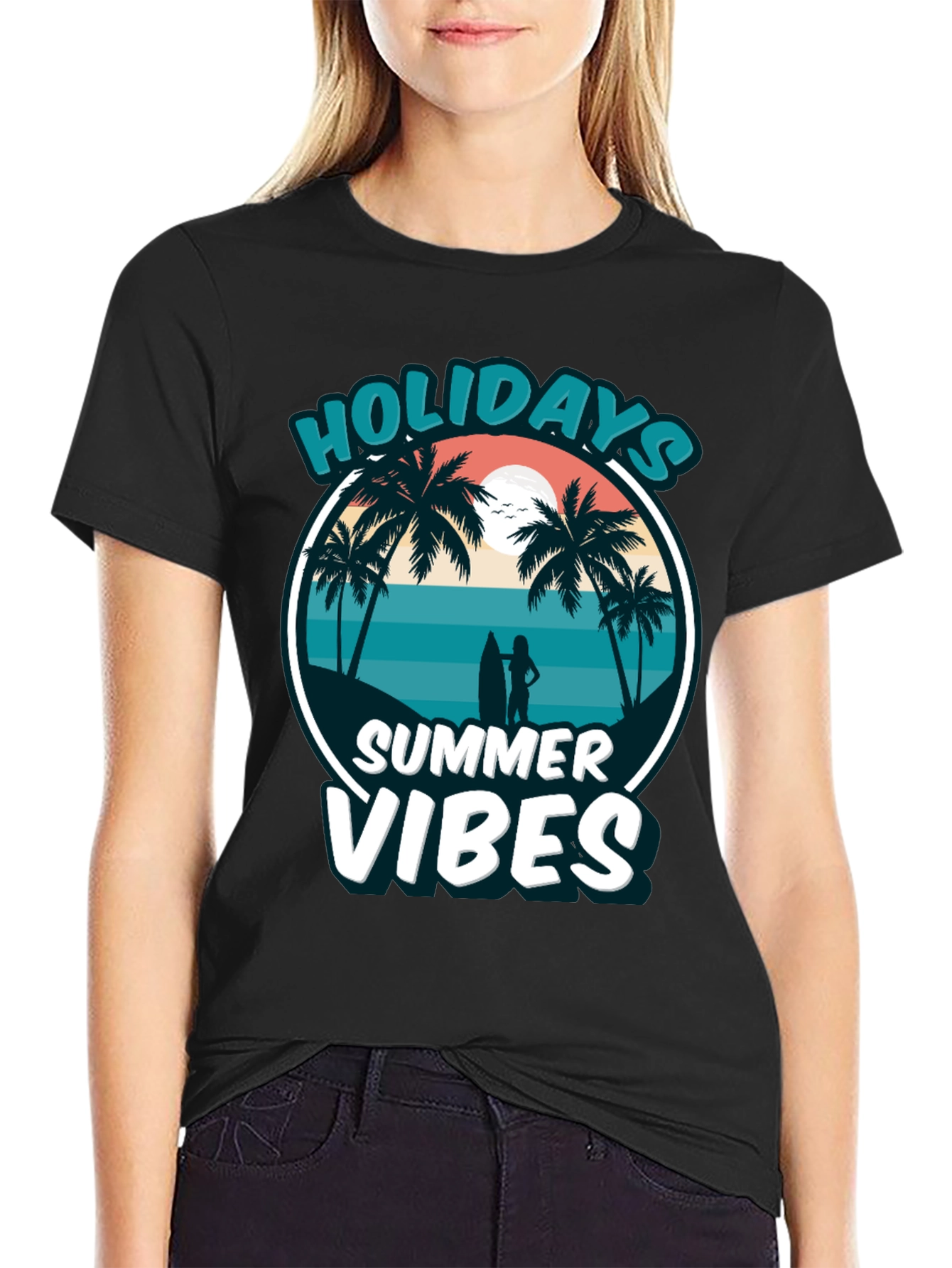 Holidays Summer Vibes Graphic Tee