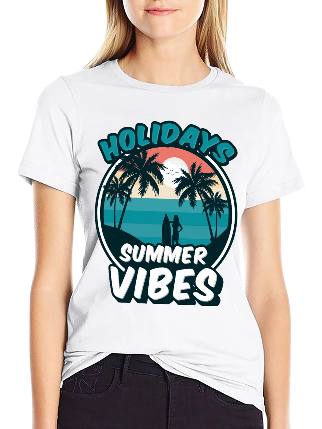 Holidays Summer Vibes Graphic Tee