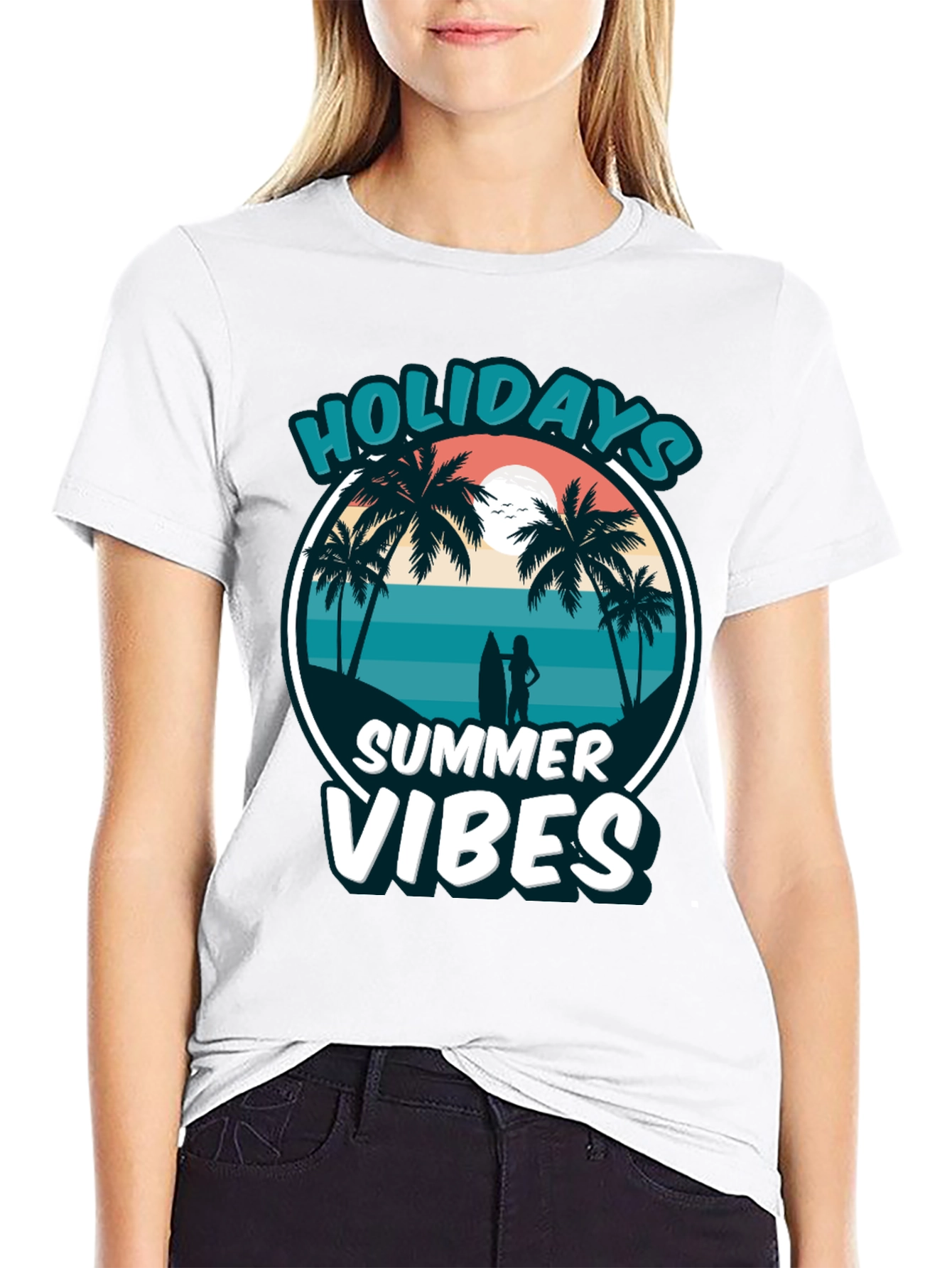 Holidays Summer Vibes Graphic Tee