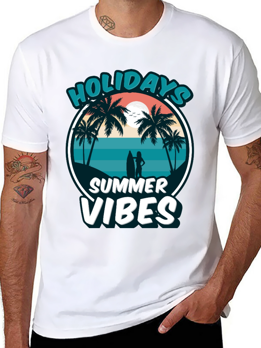 Holidays Summer Vibes Graphic Tee