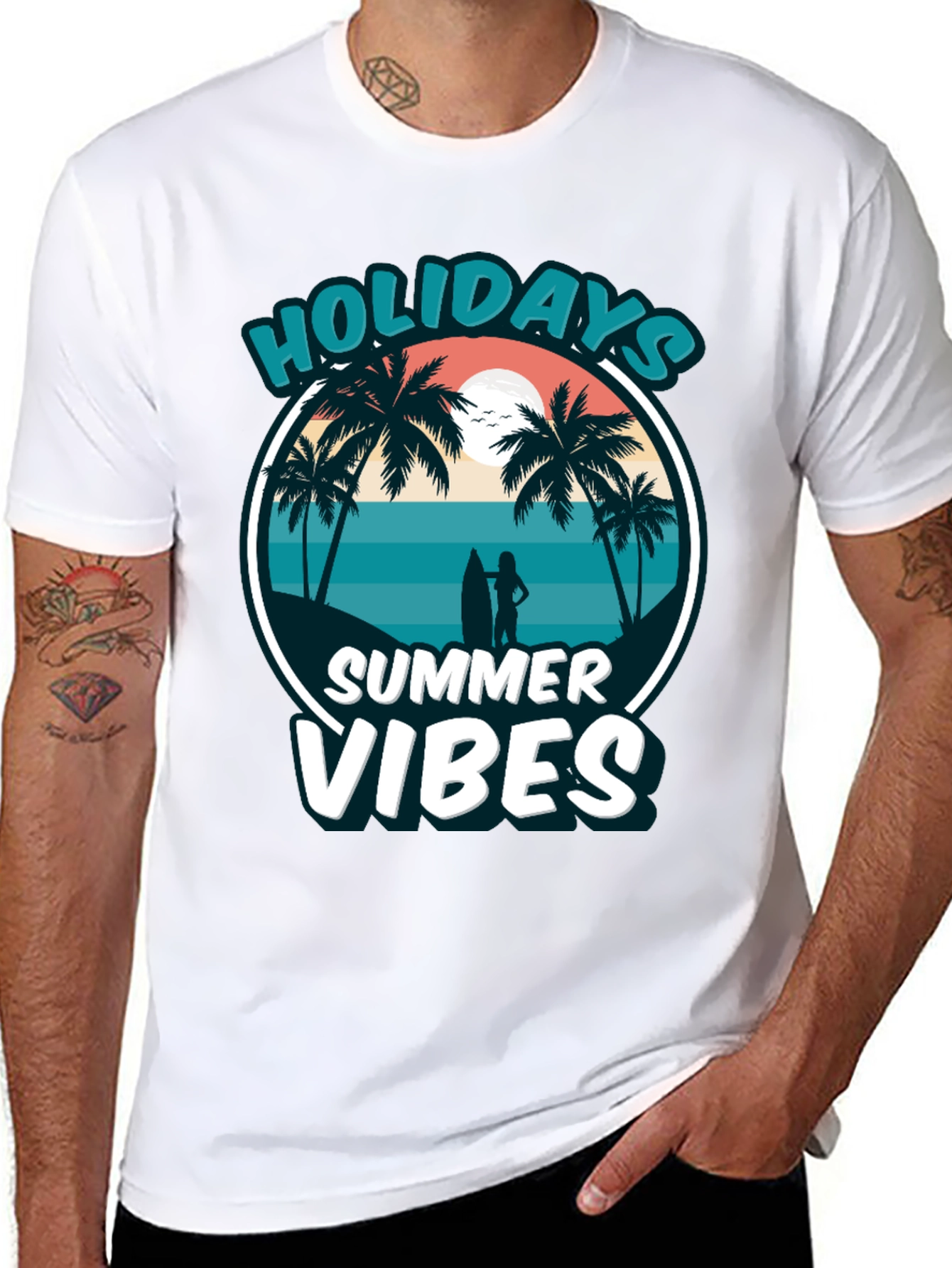 Holidays Summer Vibes Graphic Tee