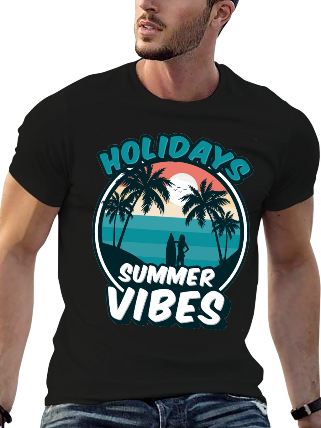 Holidays Summer Vibes Graphic Tee