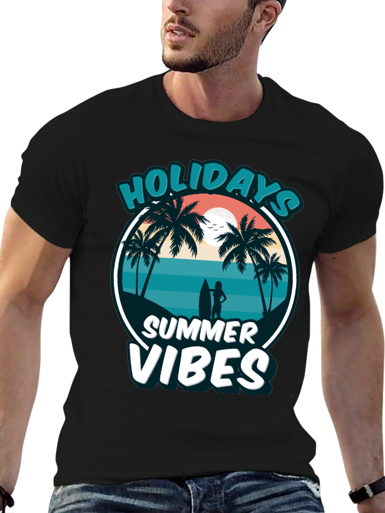 Holidays Summer Vibes Graphic Tee