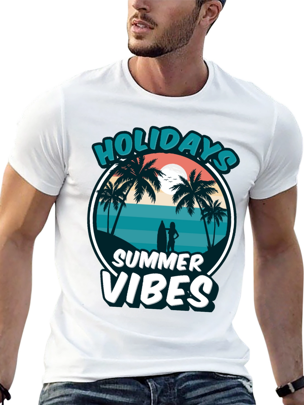 Holidays Summer Vibes Graphic Tee