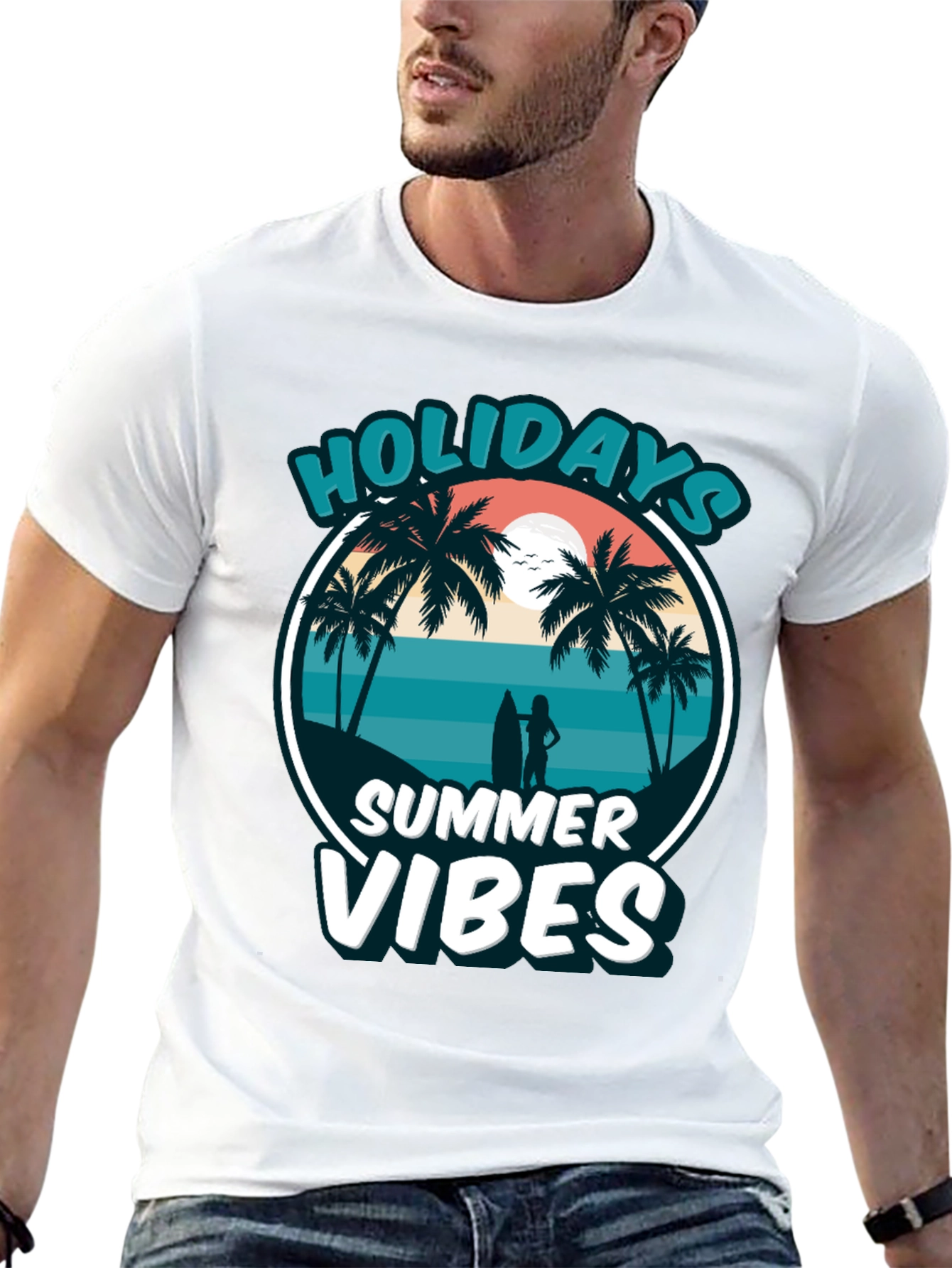Holidays Summer Vibes Graphic Tee