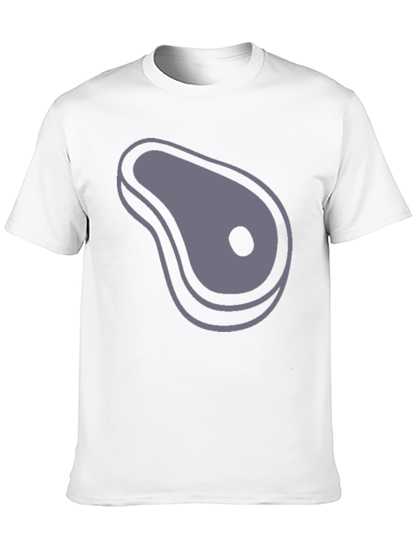 Steak Graphic T-Shirt - Black Cotton Tee
