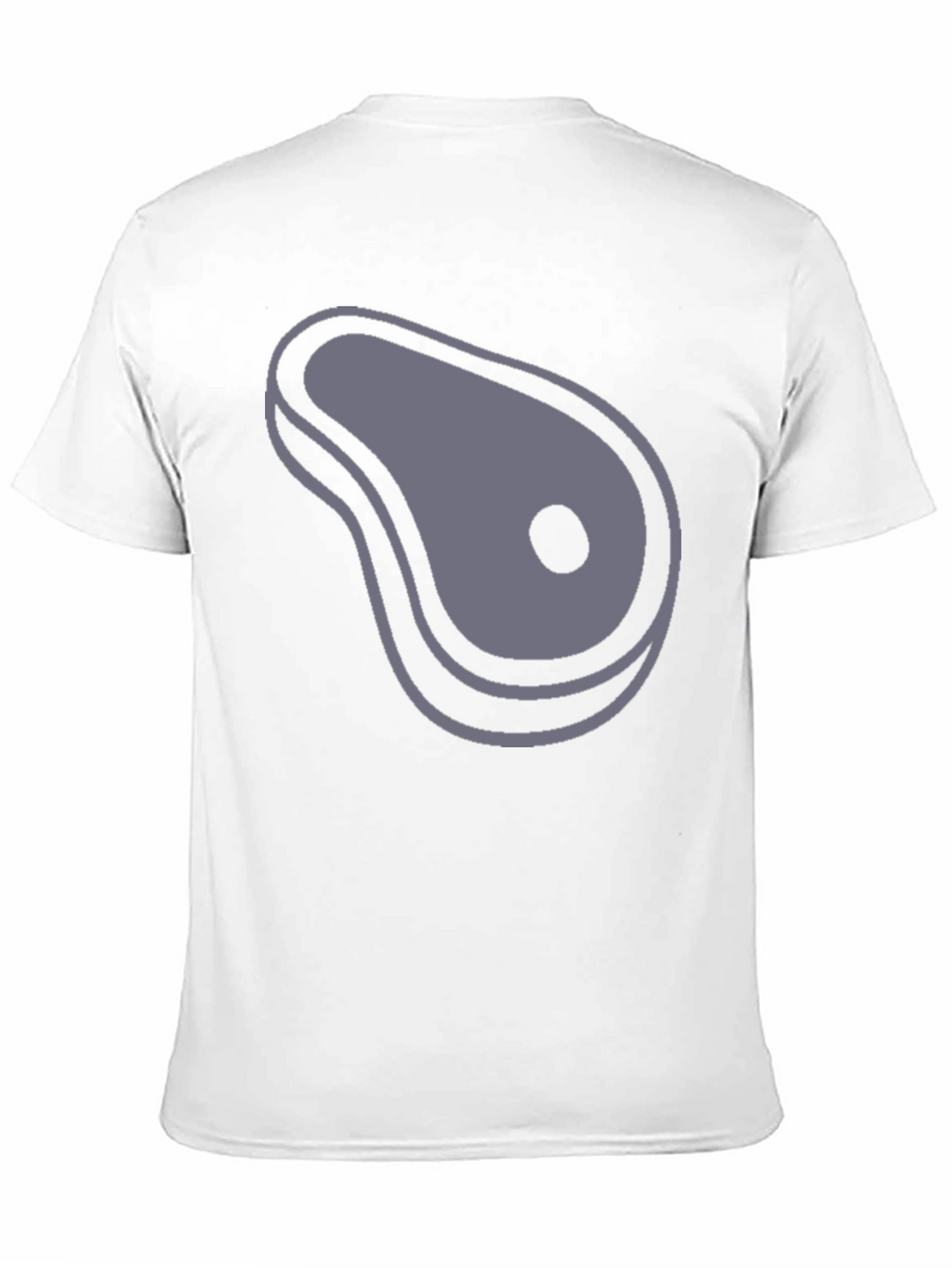 Steak Graphic T-Shirt - Black Cotton Tee