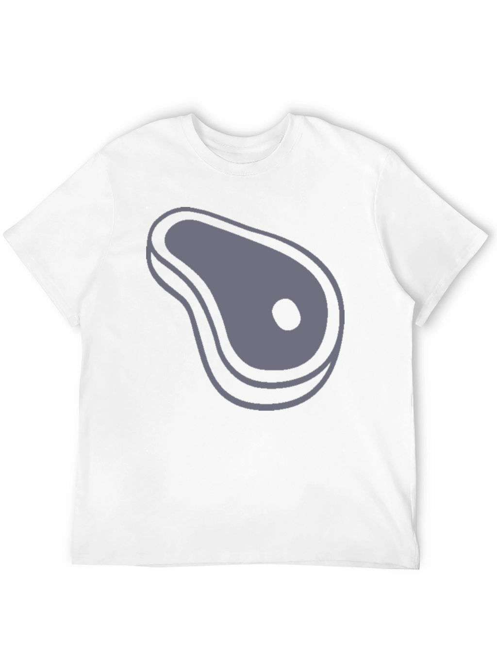 Steak Graphic T-Shirt - Black Cotton Tee