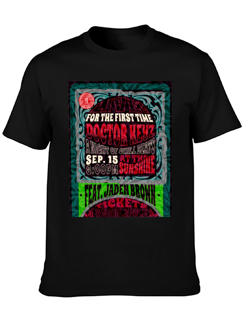 Doctor Keyz Event T-Shirt: Jaden Brown Sep 15