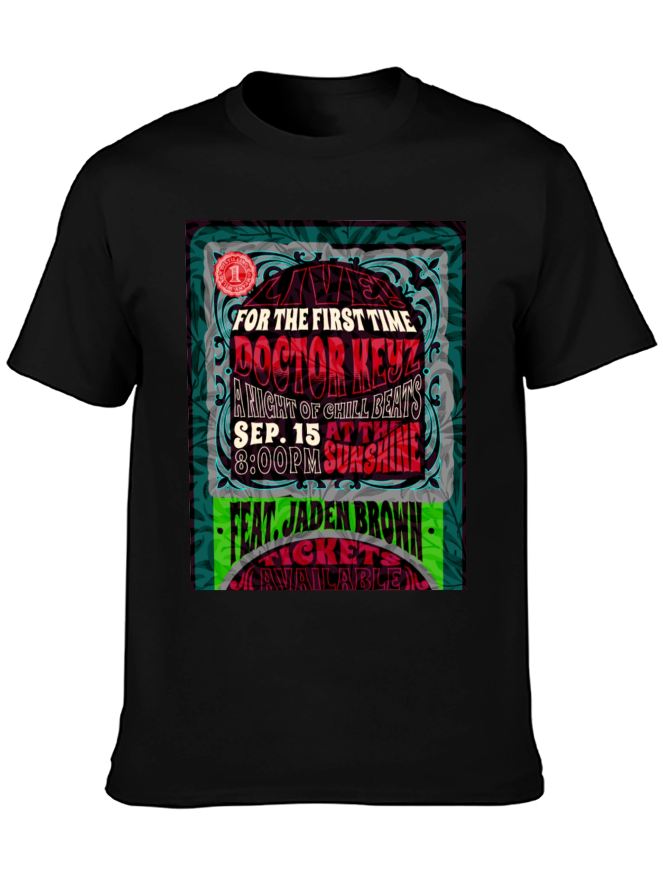 Doctor Keyz Event T-Shirt: Jaden Brown Sep 15