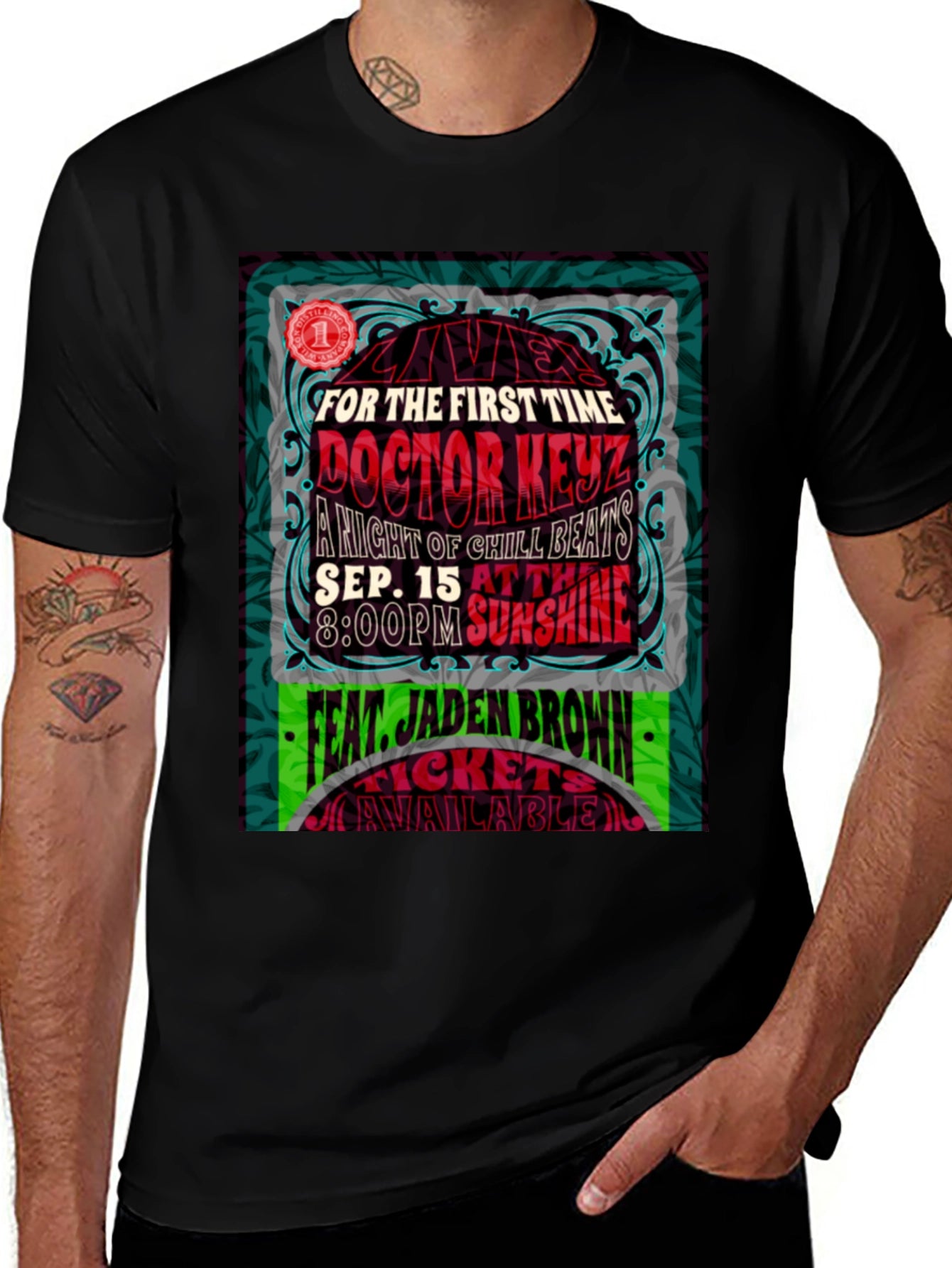Doctor Keyz Event T-Shirt: Jaden Brown Sep 15