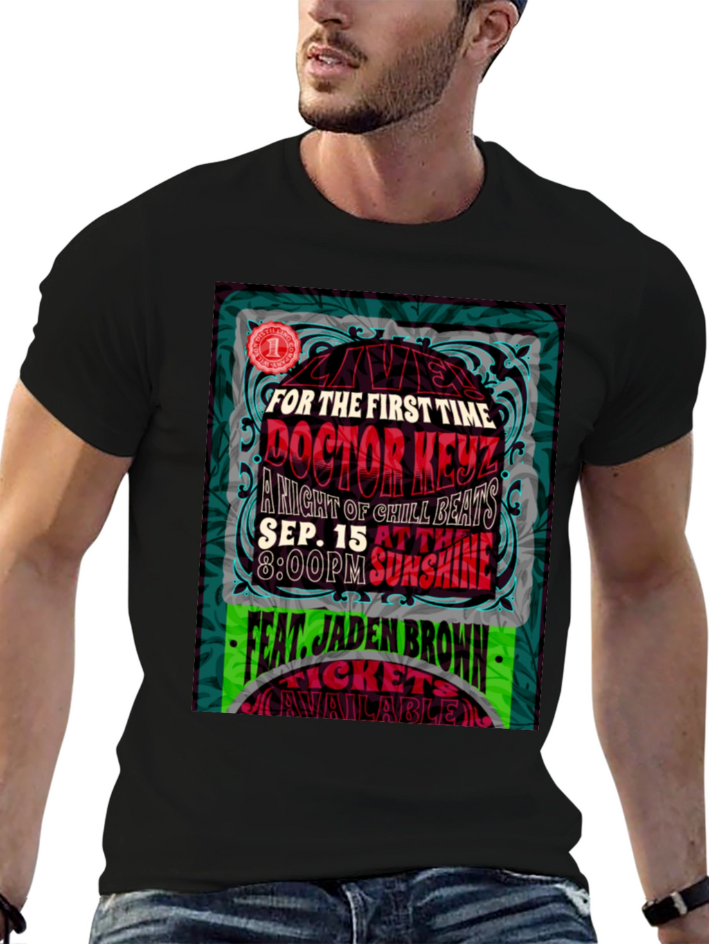 Doctor Keyz Event T-Shirt: Jaden Brown Sep 15