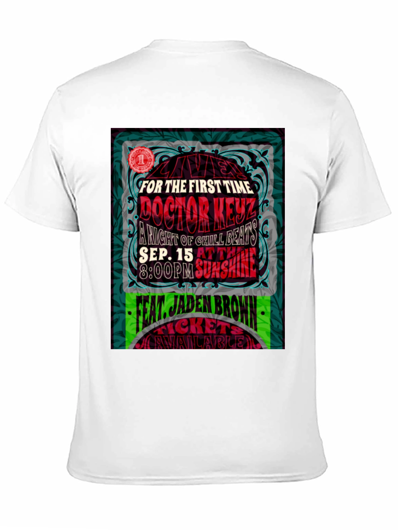 Doctor Keyz Event T-Shirt: Jaden Brown Sep 15
