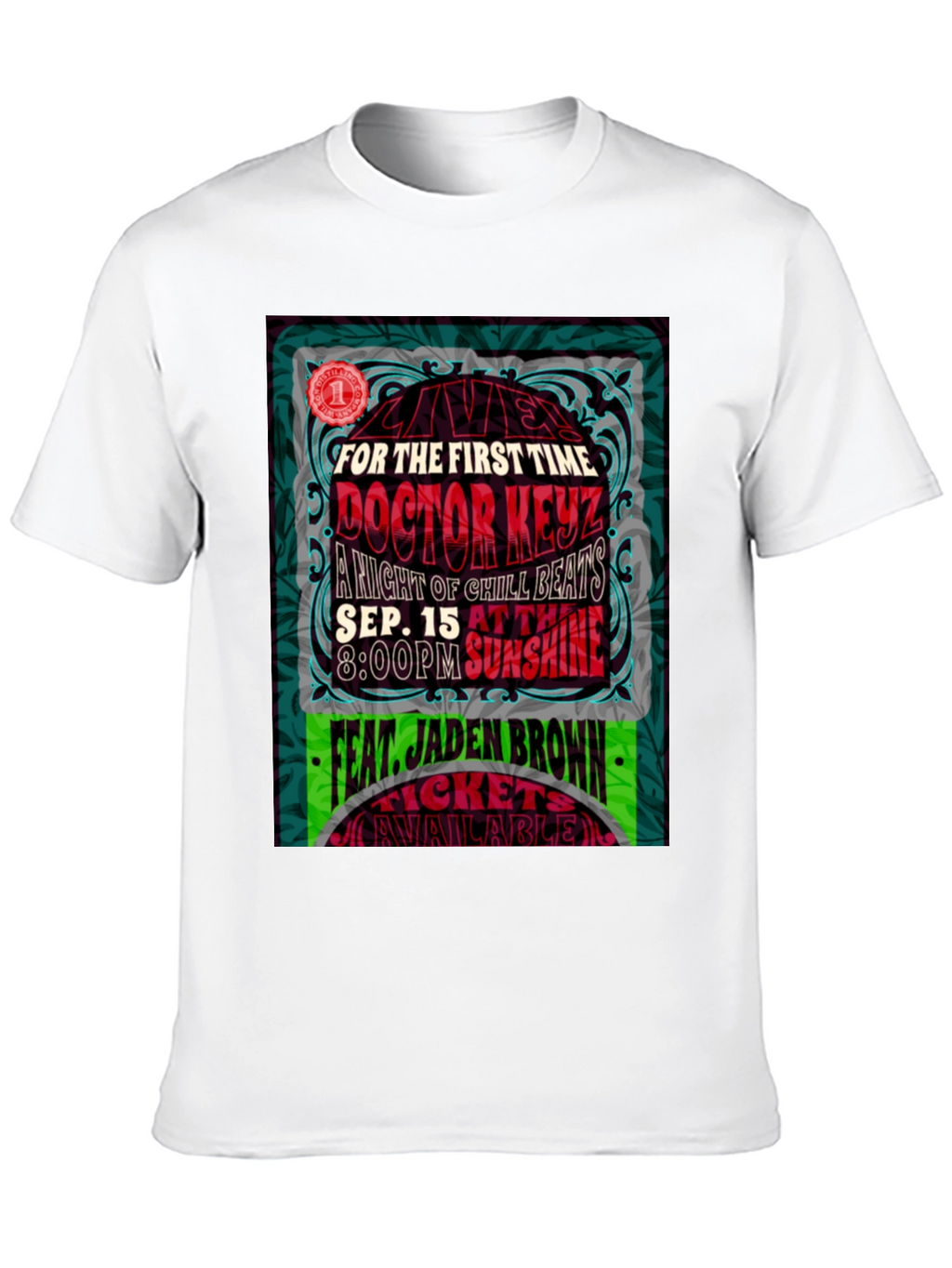 Doctor Keyz Event T-Shirt: Jaden Brown Sep 15