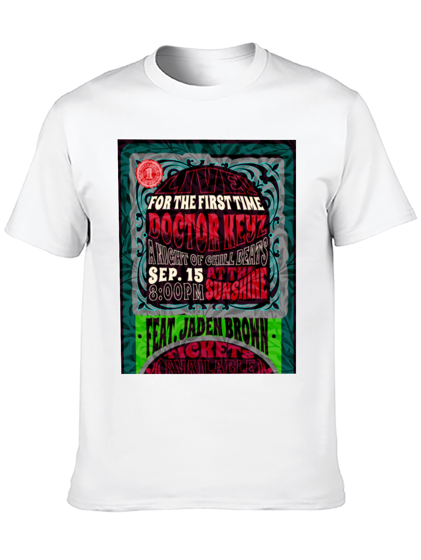 Doctor Keyz Event T-Shirt: Jaden Brown Sep 15