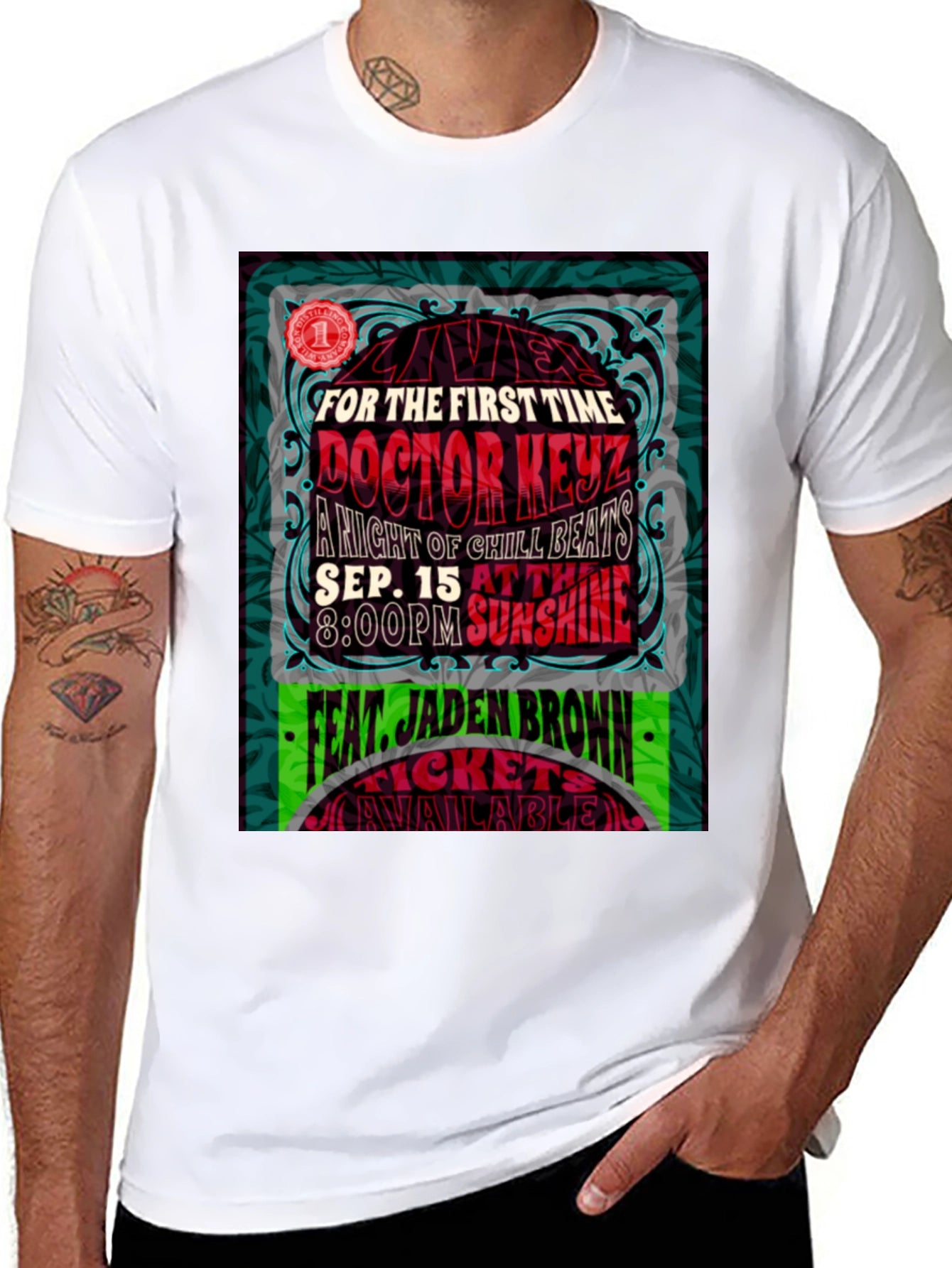 Doctor Keyz Event T-Shirt: Jaden Brown Sep 15