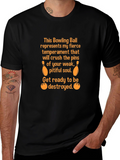 Fierce Bowling Ball Temperament Graphic Tee