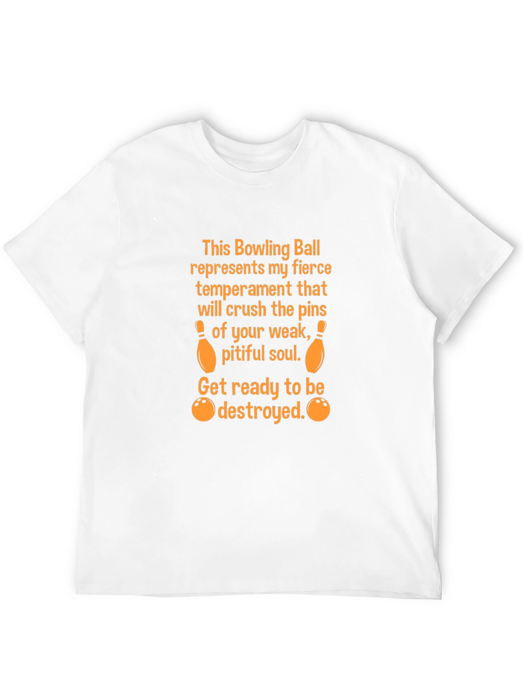 Fierce Bowling Ball Temperament Graphic Tee
