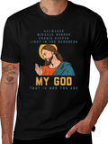 Waymaker Christian Graphic T-Shirt - My God Design