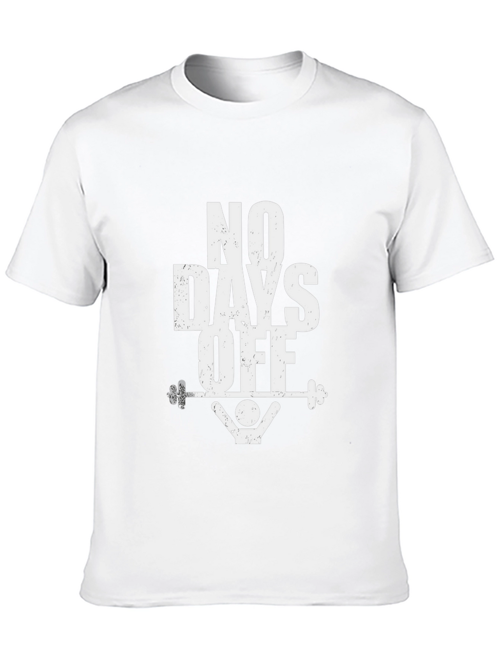 No Days Off Black Graphic T-Shirt Gym Fitness