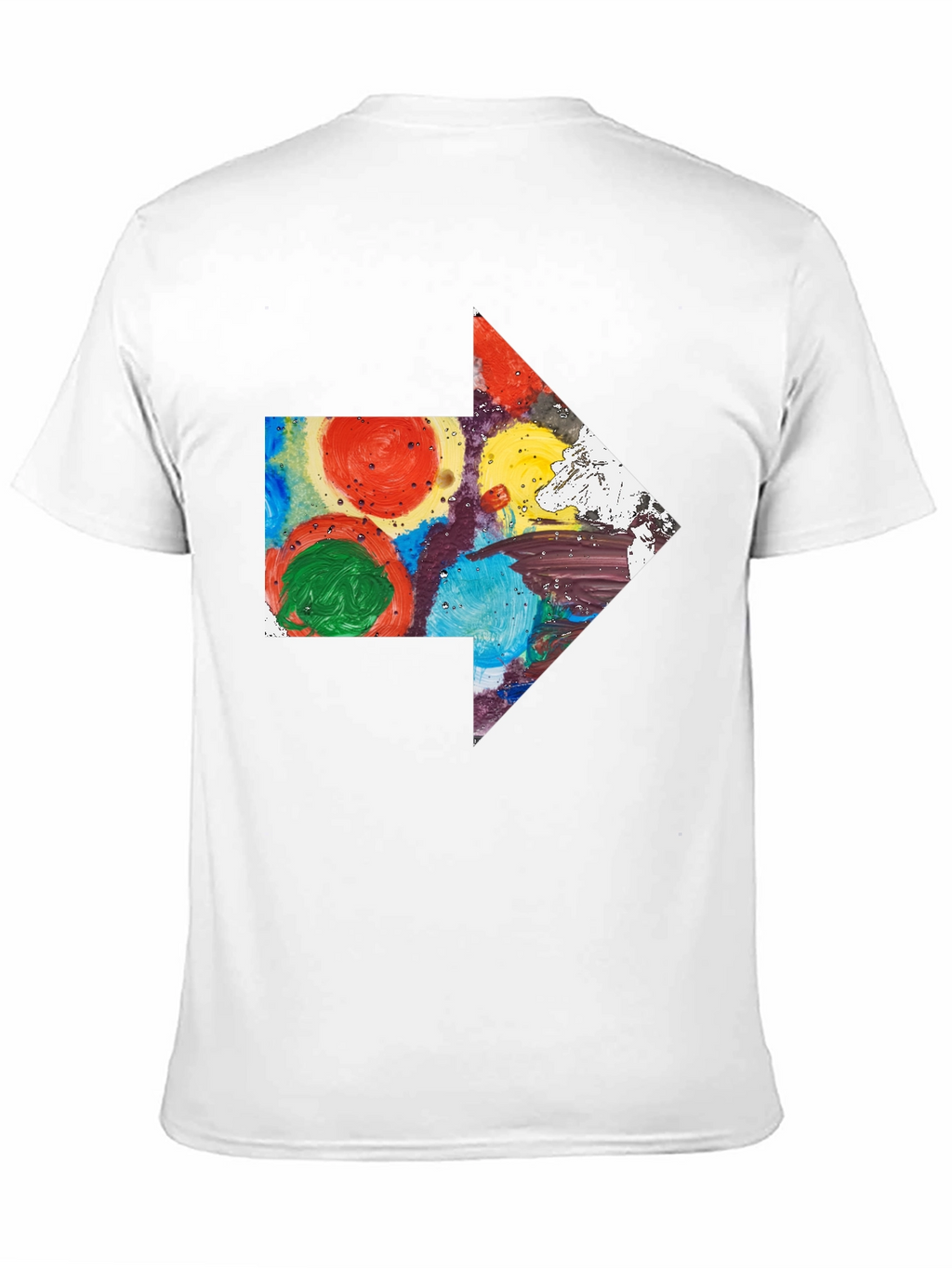Abstract Arrow Graphic T-Shirt - Artsy Design