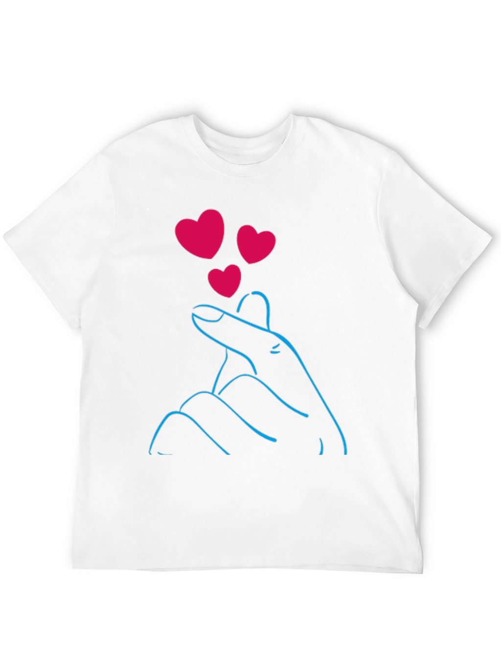 Heart Hand Gesture Graphic Tee