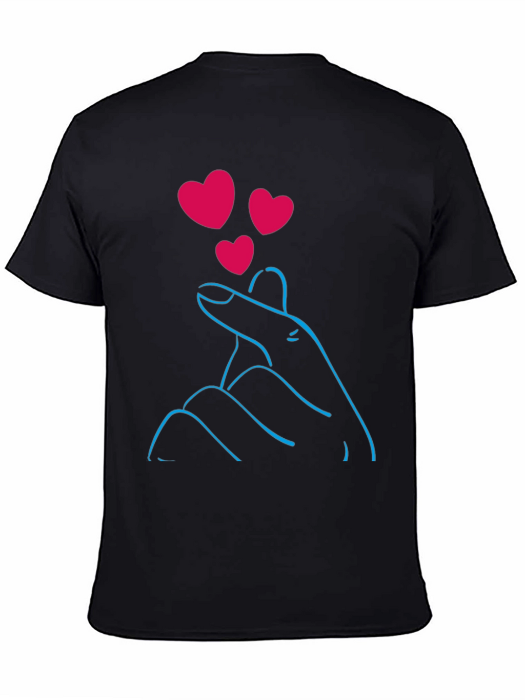 Heart Hand Gesture Graphic Tee