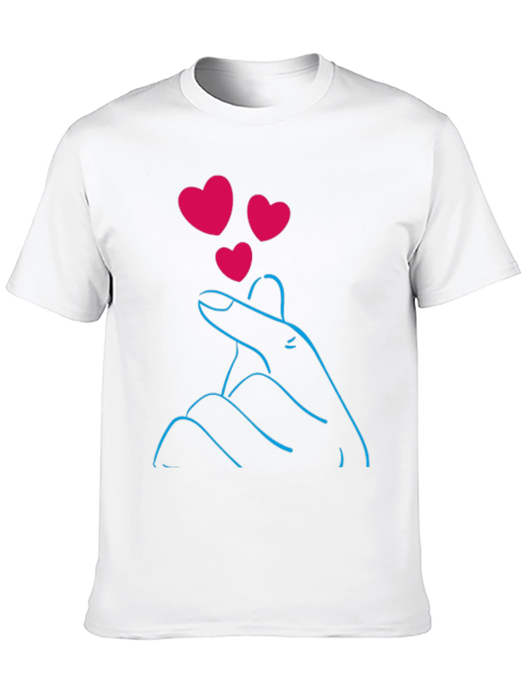 Heart Hand Gesture Graphic Tee