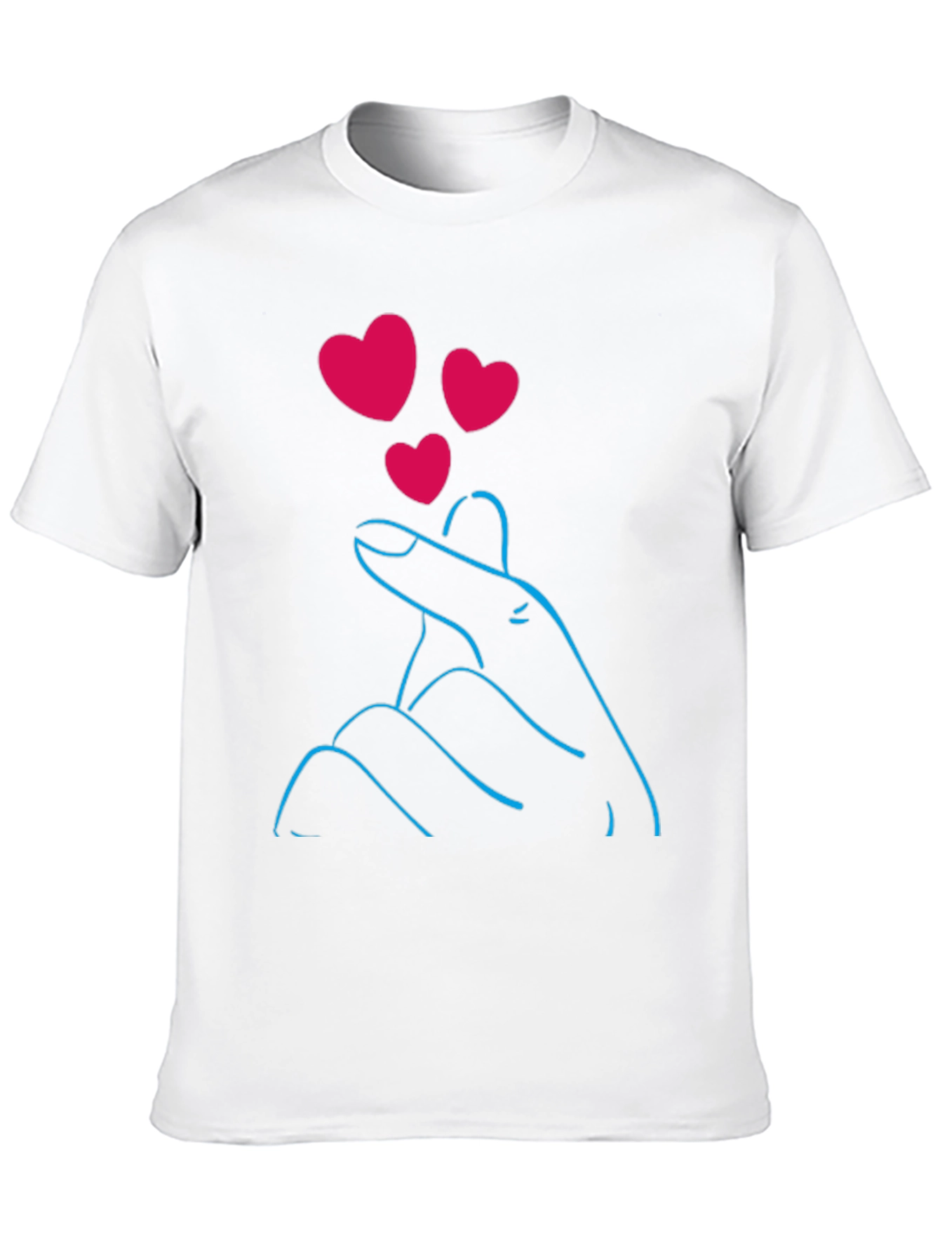 Heart Hand Gesture Graphic Tee