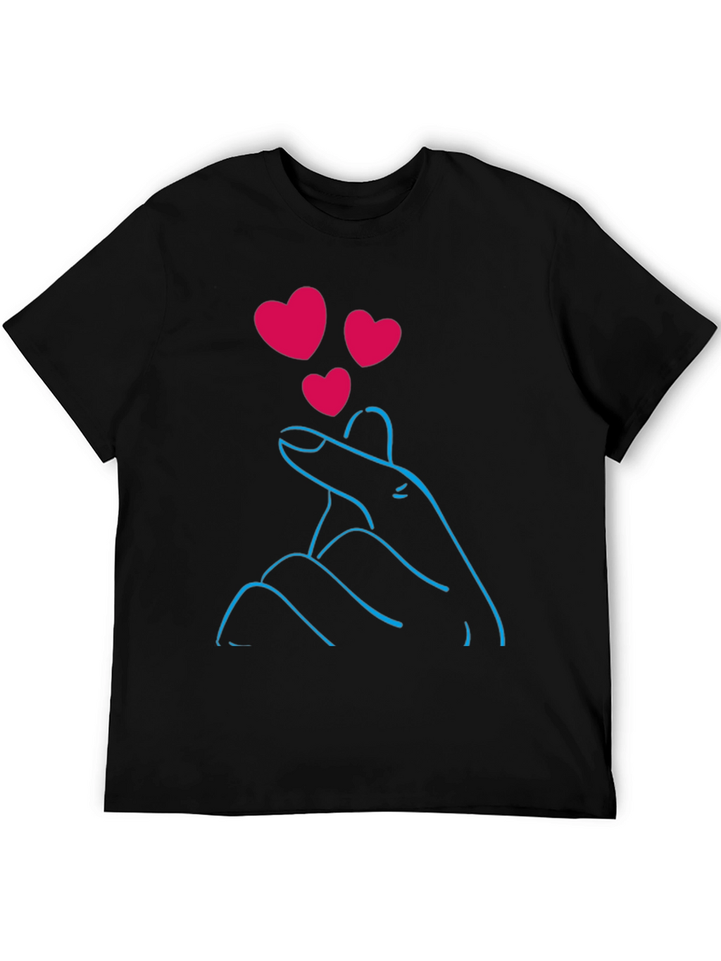 Heart Hand Gesture Graphic Tee